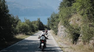 Motovagando dallAltopiano di Brentonico fino a Malcesine alla Speck Stube [upl. by Forster]