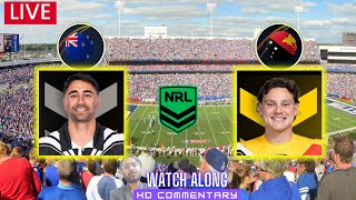 New Zealand vs Papua New Guinea  NRL Pacific Championship  Kiwis v Kumuls Live Watch Along [upl. by Ilegna]