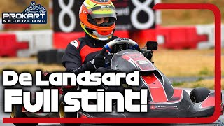 Pro Kart 2023  Kartcircuit De Landsard  Full Stint [upl. by Koziel]