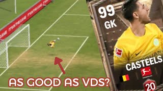 Best GK Under 100 mil 🤨  Casteels review and gameplay 🔥  FC Mobile [upl. by Stephenie]