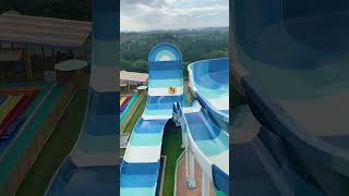 Fast Aquarace 😝🏁 waterpark [upl. by Keligot]