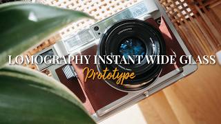 Lomographys NEW INSTAX Camera Lomo Instant Wide Glass Review [upl. by Tabina]