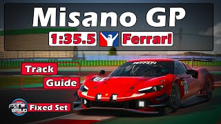 iRacing Ferrari 296 GT3 Challenge  Misano Track Guide  1355  2024 S2 [upl. by Otanutrof928]