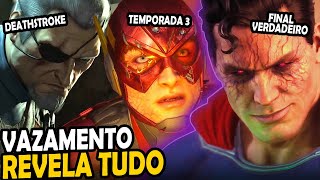 NOVO VAZAMENTO DO ESQUADRÃO SUICIDA REVELA FUTURO e LIGAÇÃO ARKHAM ORIGINS [upl. by Dominy]