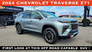 2024 Chevrolet Traverse Z71 25L Turbo  First Look at the All New Off Road Tuned Traverse SUV [upl. by Anayik310]