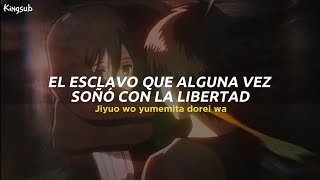 Shingeki no Kyojin The Final Season Part 4 OP Sub español  Rom Saigo no Kyojin  Linked Horizon [upl. by Draw]