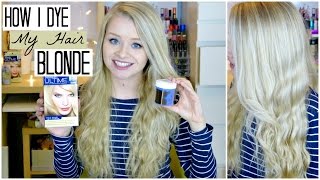 How I Dye My Hair Blonde  using Coconut Oil ♡  sophdoesnails [upl. by Akinnor]