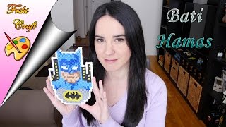 Hama Beads Batman quotBatiHamasquot [upl. by Bolme]