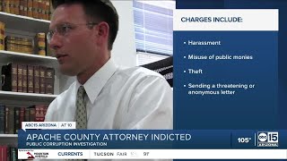 Apache County Attorney indicted for several felony and misdemeanor counts [upl. by Stephani]