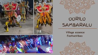 oorilo sambaralu village festivevibes incredibleindia festival celebration [upl. by Dymphia]