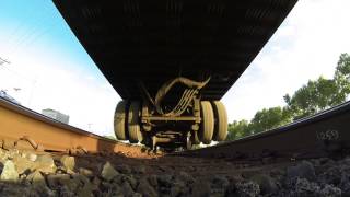 Norfolk Southern NS Triple Crown RoadRailer train on BNSF Red Rock Sub at S Norman OK [upl. by Grados]