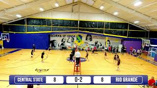 Volleyball NCAA Showcase Central State vs Rio Grande [upl. by Strohben]