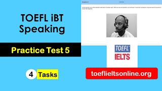 TOEFL iBT Speaking Practice Test 5 with Sample Responses IMPROVE your TOEFL iBT Score [upl. by Templer526]