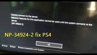 How to fix NP349242 Cannot connect to the server error in PS4 [upl. by Okimik]