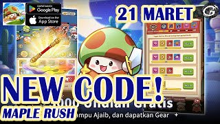 NEW CODE MAPLE RUSH GIFTCODE amp HOW TO REDEEM CODE  MOBILE GAME 21 MARET 2024 ANDROIDIOS [upl. by Airat]