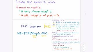 Probabilistically checkable proofs [upl. by Wind]