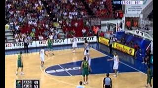 MUNDIAL DE BASQUET TURQUIA 2010 ARGENTINA VS AUSTRALIA Fase Regular [upl. by Cardew236]