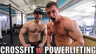 POWERLIFTER TRIES CROSSFIT  ft Team Richey [upl. by Gabey754]