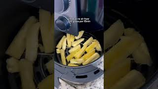 MANDIOCA FRITA NA AIR FRYER [upl. by Ahtebbat521]