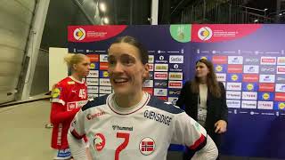 Stine Skogrand etter VMsemifinalen [upl. by Sverre889]