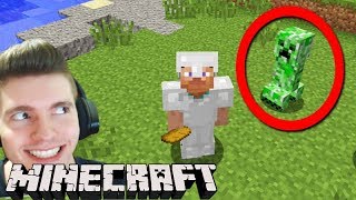 Minecraft UM CREEPER me EXPLODIU  Sobrevivendo com Lipão 23 [upl. by Norrag]