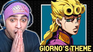 JoJo Fan REACTS To Giornos Theme JoJos Bizarre Adventure Golden Wind OST [upl. by Eugenio]