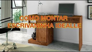 Escrivaninha Idealle Germai Manual de Montagem Aprenda Montar [upl. by Kristoffer]