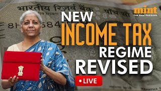 Budget 2024 LIVE New Income Tax Regime REVISED  Watch Nirmala Sitharaman Speech [upl. by Alwin]