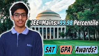 How I Got into MIT Incredible JEEAdvanced to MIT Journey AIR 1 [upl. by Tressia]