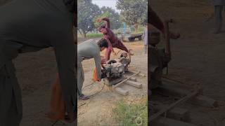 😱😱Diesel Engine Starting With Powerful Man shortsviral shorts [upl. by Macmillan477]