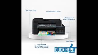 Brother DCPT820DW Printer  Auto Duplex Printing Print Scan Copy ADF WiFiLANUSB Print Up [upl. by Yenterb]