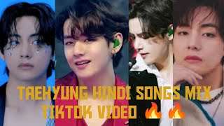 BTS TAEHYUNG HINDI SONGS MIX TIKTOK 🔥🥵🔥cuteanimals7742 [upl. by Lohcin761]