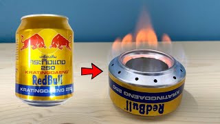 How To Make A High Heat amp Low Fuel Consumption Alcohol Stoves  DIY Camping Gear [upl. by Justen]