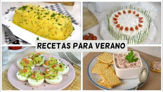 RECETAS PARA VERANO  Recetas FACILES y SANAS [upl. by Mungovan]