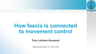 How fascia is connected to movement control  Tiina Lahtinen Suopanki [upl. by Direj]