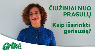 Čiužiniai nuo pragulų  kaip išsirinkti geriausią  Grikelt [upl. by Dranal]