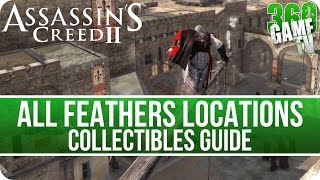 Assassins Creed II All Feathers Locations  In Memory of Petruccio Achievement  Trophy Guide [upl. by Estis622]