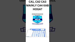 CA1 CA2 CA3 MAINLY CA4 KAB HOGA makaut [upl. by Wallford420]