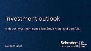 Investment Outlook for October  Schroders Personal Wealth [upl. by Olracnaig889]