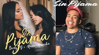 Becky G Natti Natasha  Sin Pijama Official Video REACTION [upl. by Leahcimed878]