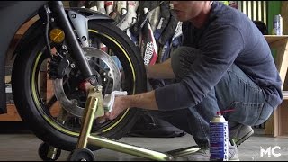 Motorcycle Brake Maintenance Deglazing Rotors  MC GARAGE VIDEO [upl. by Phina]