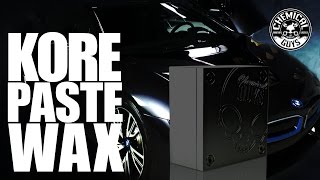 Kore Paste Wax  Worlds Most Luxurious Paste Wax  Chemical Guys [upl. by Assirrak]