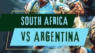 Springboks vs Argentina 1st Half 28 September 2024 [upl. by Kilah]