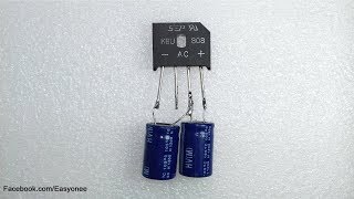 How to make Voltage Doubler Circuit using two condenser [upl. by Aziaf]