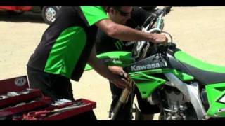 2010 Kawasaki KX 450F Testing Video [upl. by Ungley]