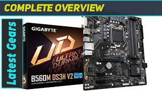 GIGABYTE B560M DS3H V2 The Ultimate Micro ATX Motherboard [upl. by Yraek723]