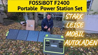 Fossibot F2400 Powerstation  die verlässliche leise Auto laden Powerstation  Bluetooth und WIFI [upl. by Leede966]