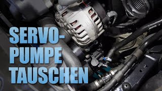 BMW E60 Servopumpe defekt wechseln da sie Geräusche macht [upl. by Bergman268]