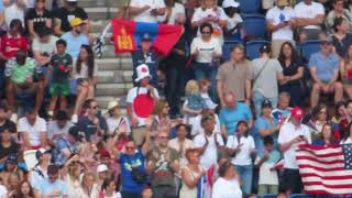 Freed From Desire Singing  Audience Olympic Paris 2024  Soccer game japan vs usa stadium versio [upl. by Pernick]