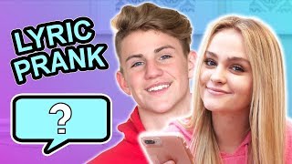 SONG LYRIC PRANK CONFESSION vs MattyBRaps [upl. by Ahsital]